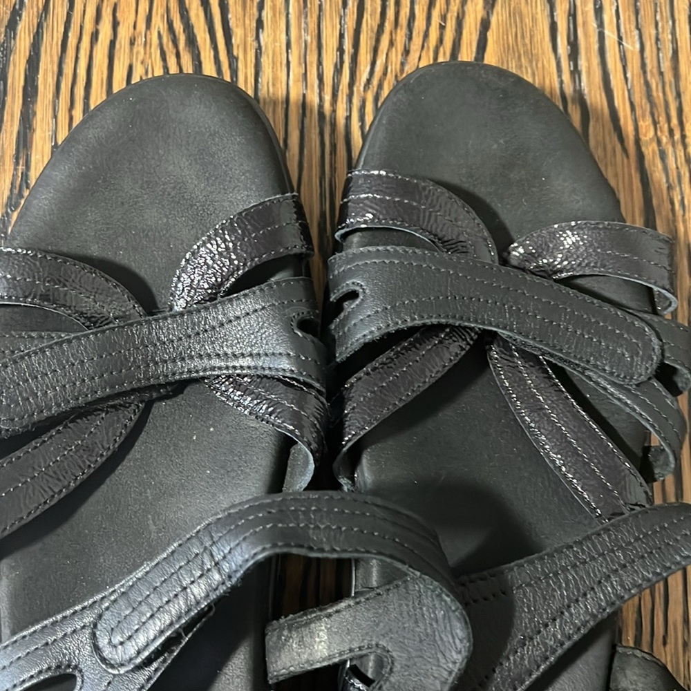 SAS sandal. Black open toe. - Picture 10 of 10